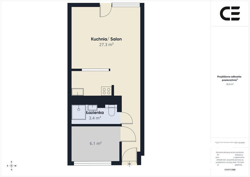 2 pokoje | Stalowa 63 | po generalnym | 37,5 m2