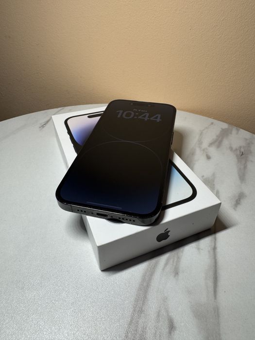 MEGA ZESTAW iPhone 14 PRO • 100% baterii • GRATIS kostka, kabel, szkło, etui