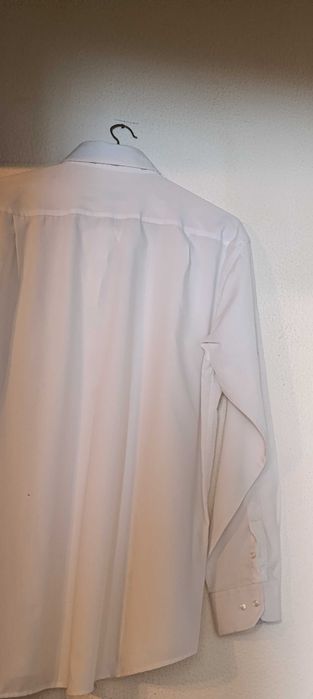 Camisa Clássica,  branca punho 2 + 1 botões Nº 45 -  100% Algodão