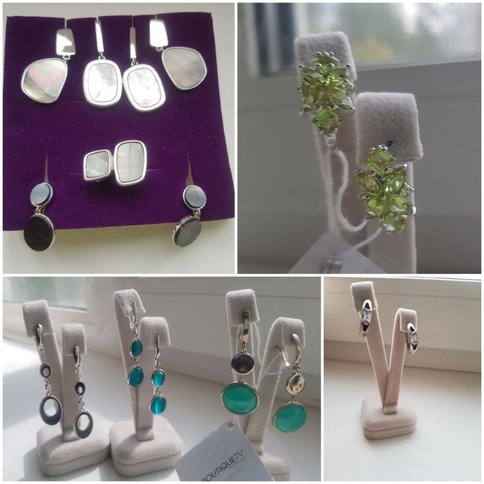 Сапфиры султаниты  кианиты сережки пусеты подвесы кольца