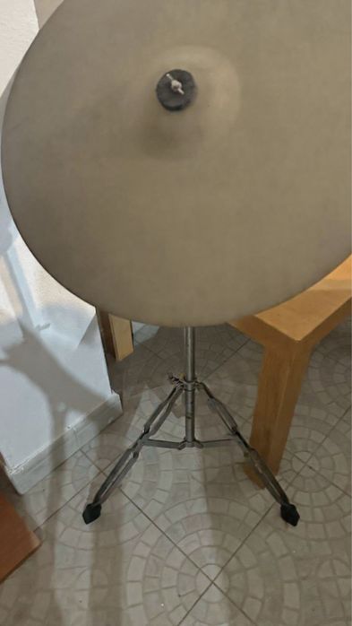 Bateria Acústica Completa Aria Neptune + Pedal Rogers – Pronta a Tocar