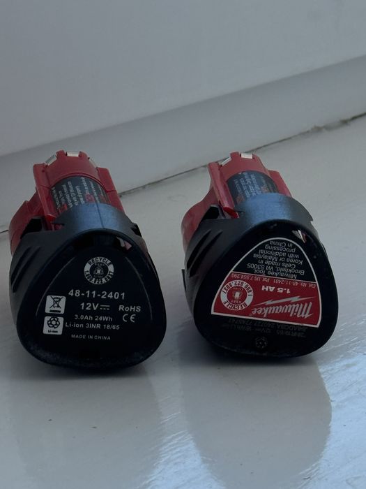 Акумулятор M12 під Milwaukee | 4× більша ємність | Елементи Tesla