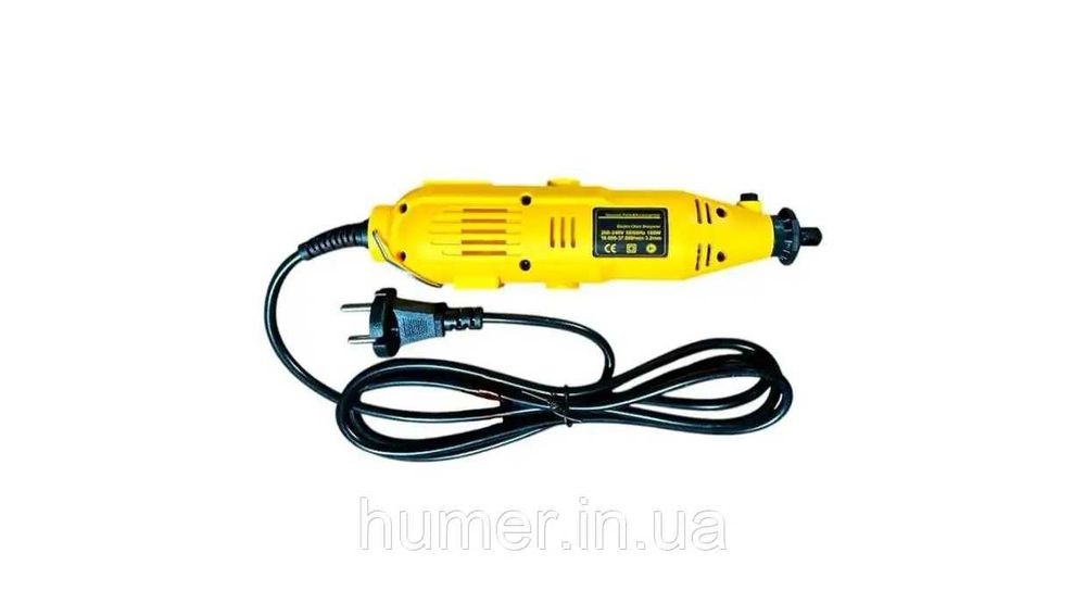 Шліфувально-гравірувальний інструмент DeWALT 180 Вт + 218 насадок