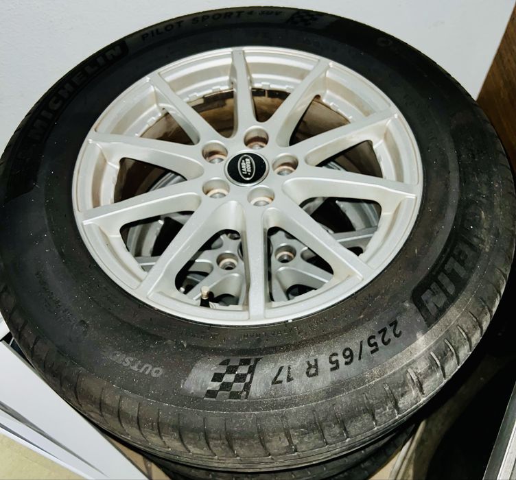 Jantes 17 range rover evoque 5x108 originais com pneus