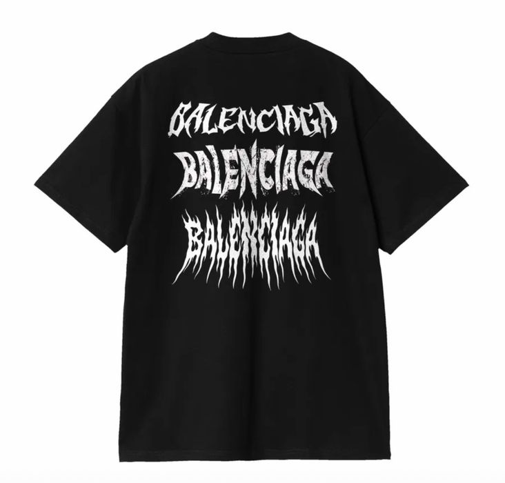 Футболки Balenciaga Logo BB унисекс черная белая баленсиага Новинки