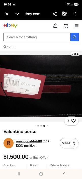 Сумка Valentino Garavani винтаж