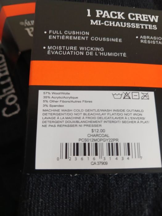 Шкарпетки термо Columbia нові