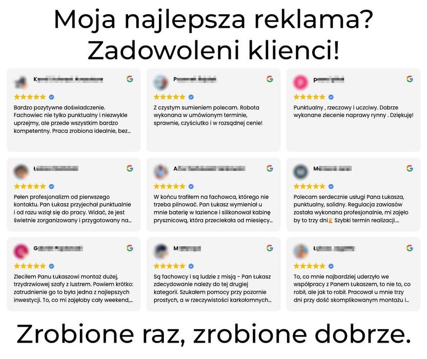 Złota Rączka Bytom - Montaż, Naprawa, skręcanie mebli, kuchni, kabin