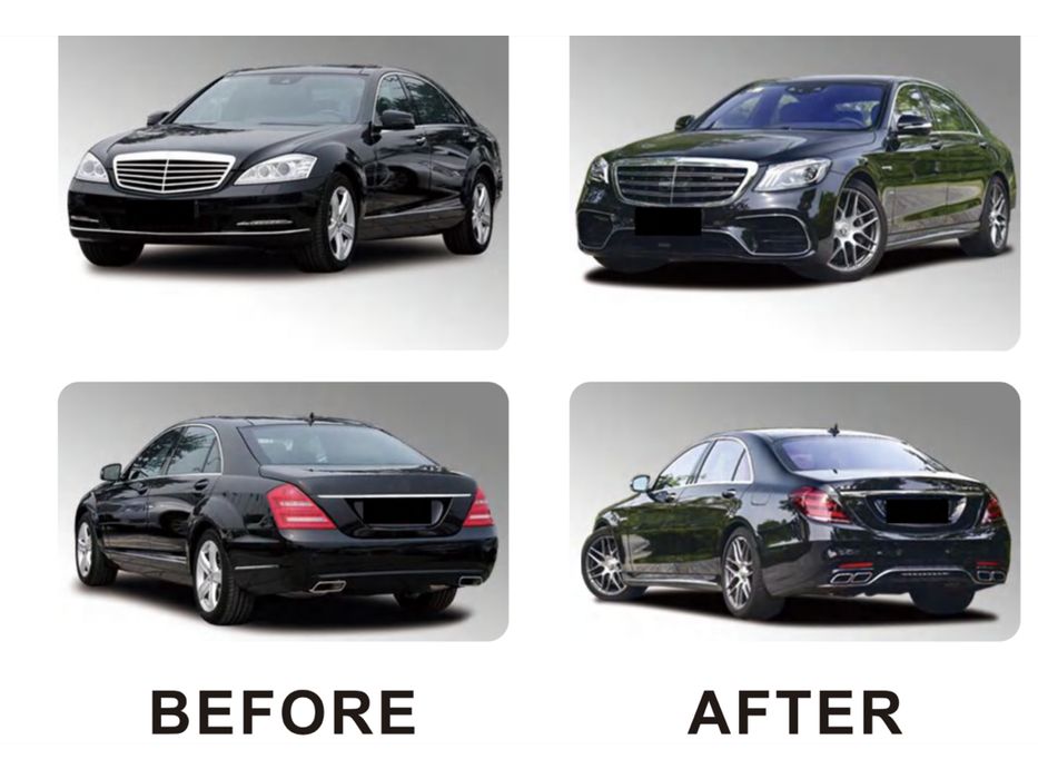 Mercedes S-class W221 Комплект рестайлінгу в W222 AMG S63/Мерседес