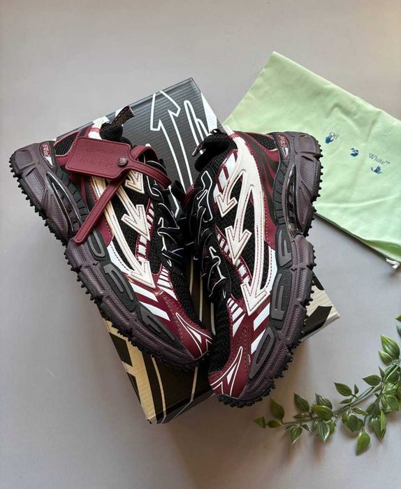 !SALE! Off White Be Right Back Burgundy Black Premium 36 37 38 39 40 41 42 43 44 45