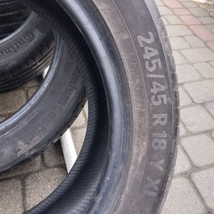Opony jak nowe 4 szt. 245/ 45 /18 Contipremiumcont 7 ,2024 rok