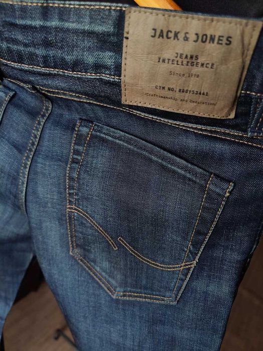 Джинсы Jack&jones Tim jeans Дания w29 stretch navy.