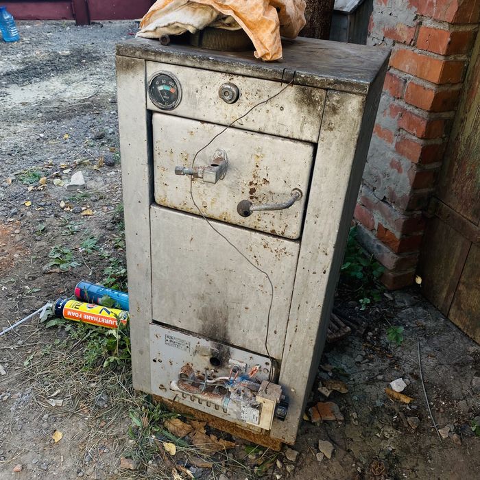 Котел советский газовый с автоматикой искра 16