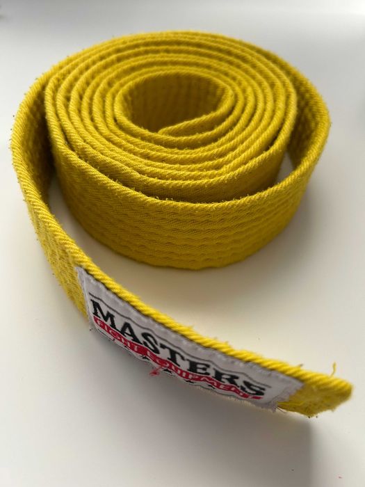 Żółty pas do judo - dziecięcy - 220 cm