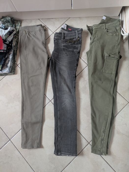 14 sztuk markowych ubrań S/M