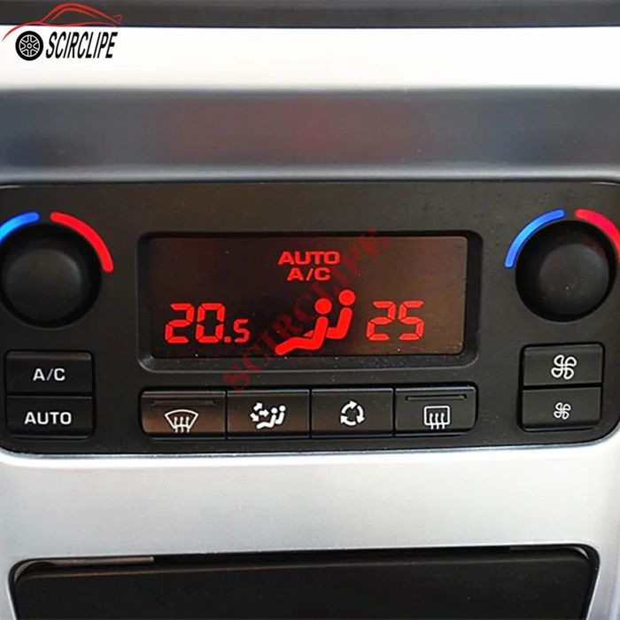 Display lcd tela climatização ac Peugeot 207