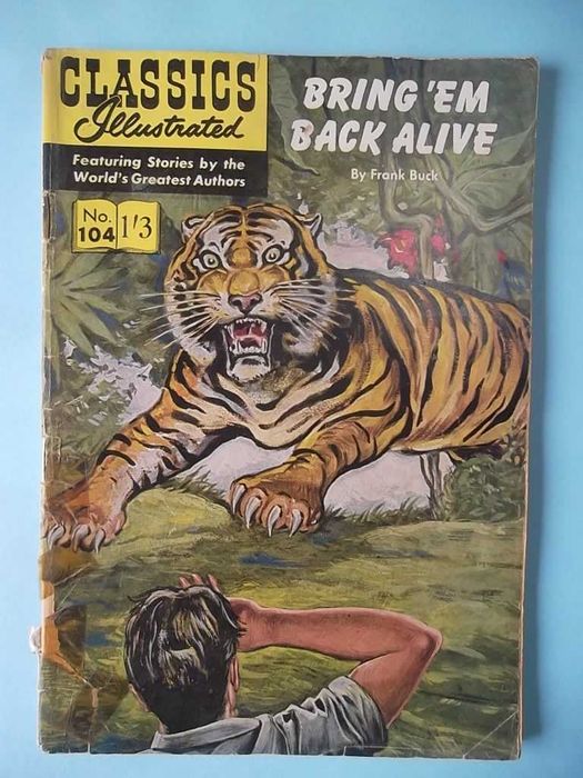 CLASSICS ILLUSTRATED (Edição UK dos anos 50) - 4 grandes clássicos.