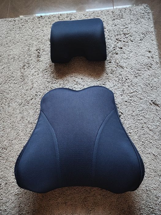 Zestaw podparcia kręgosłupa memory foam, poduszka lędźwiowa i szyjna