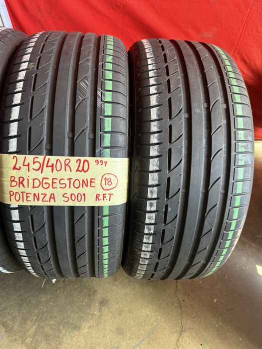 Pneus RFT 245/40/20 + 275/35/20 Bridgestone impecaveis