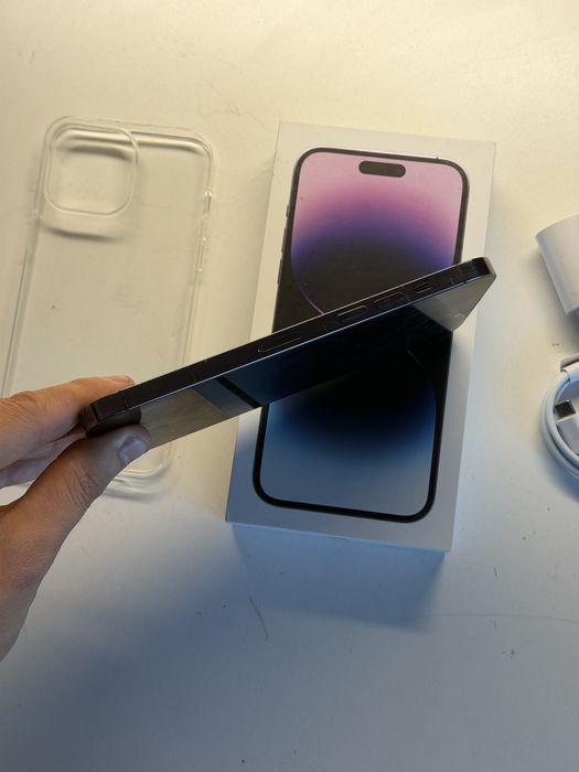 iPhone 14 Pro Max 128gb fioletowy bateria 100% komplet