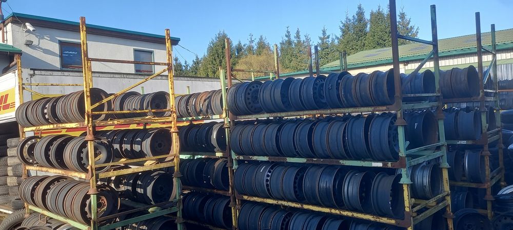 regal na opony koła solidny stojak stelarz 227 x 100 13szt