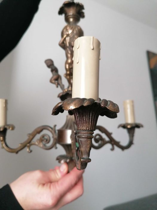 Люстра бронза Італія