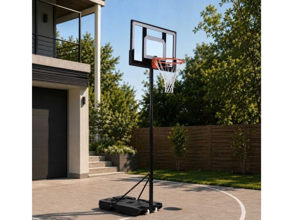 Kosz do koszykówki Regulowany wolnostojący NOWY koszykówka tablica 210cm SOLIDNY!