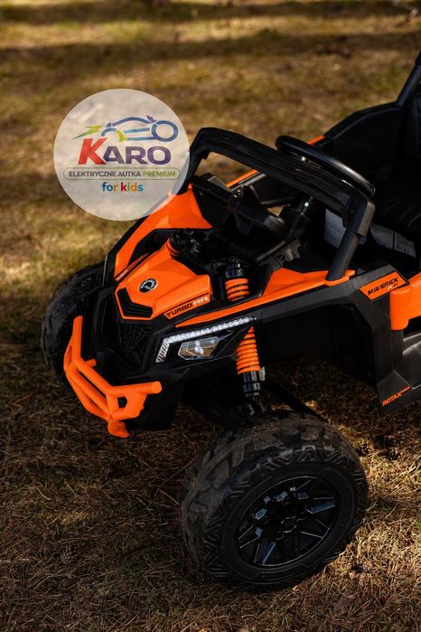 Auto na akumulator CAN-AM Maverick Pojazd dla dzieci 4x4 Full Led EVA