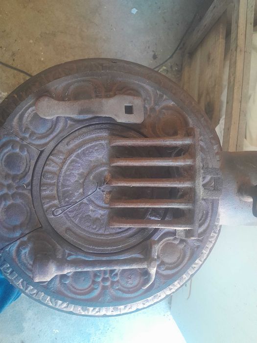 Salamandra- Lareira a lenha-Antique