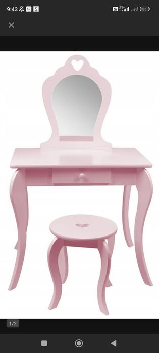 Toaletka dla dziewczynki różowa