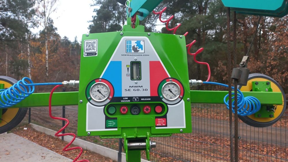 Chwytak próżniowy do szkła MWM SE60.30 przyssawka dźwigu