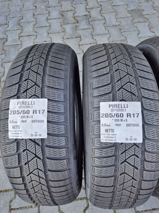 Opony Pirelli 205 60 R17