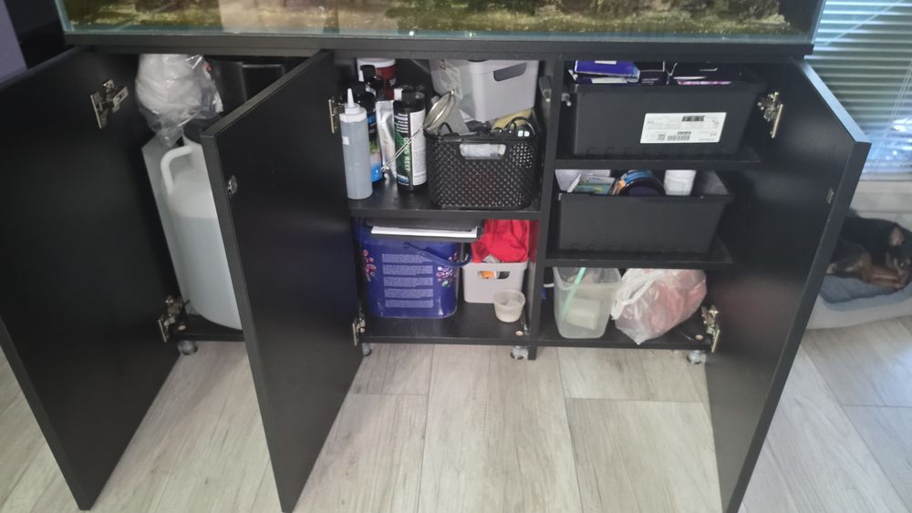 Akwarium 250l 120x50x40 + szafka