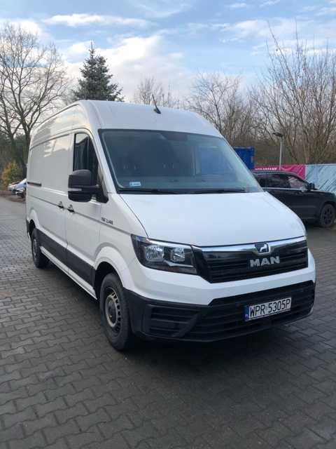 MAN TGE 3.140 Furgon 2.0 manual 140KM 2021 r. diesel PRZEBIEG 129307km