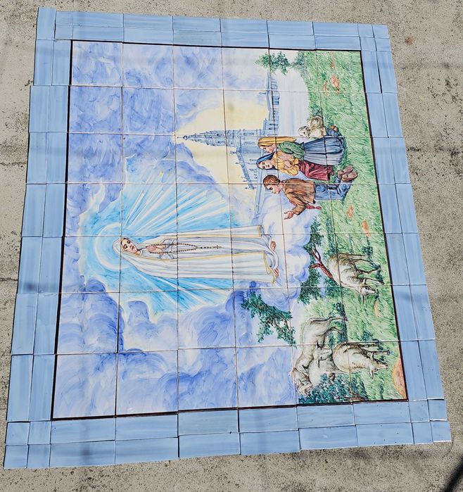Azulejos de extrior parede Pintado a Mão