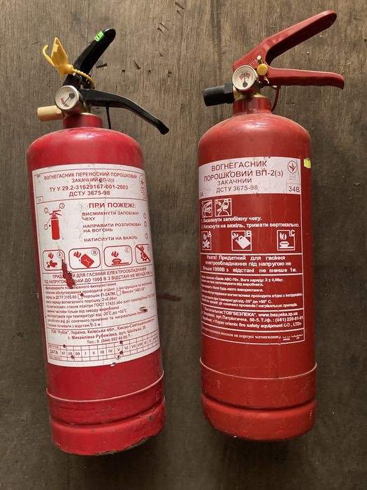 Огнетушитель в машину