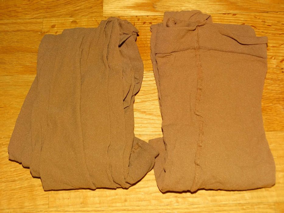 Jedwabiste rajstopy kolor beż rozmiar XL (wzrost 160-200) Nowe 2 pary