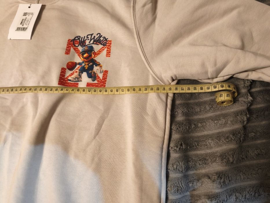 Bluza off white Mario Bros