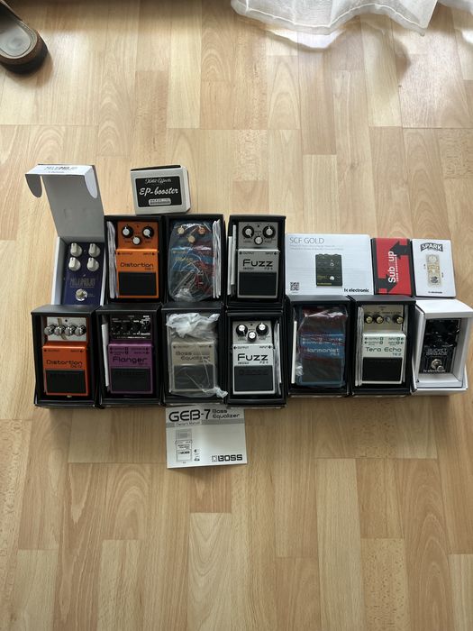 Розпродаж нових педалей босс boss tc electronic didtortion fuzz delay