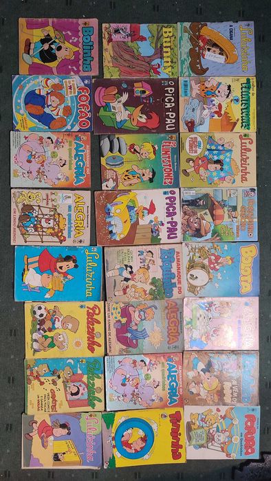Lote 64 revistas de BD antigas diversas