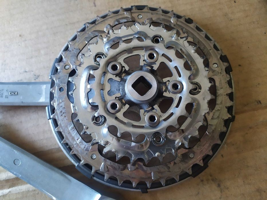 Shimano STX  korby FC-MC32 , 170mm IG 22/32/42t  kwadrat  Polecam