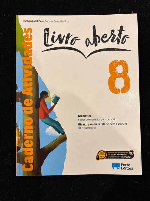Caderno de Atividades - Livro aberto - Português - 8.º Ano（Novo）
