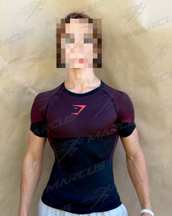 Gymshark onyx v5 чорно червога