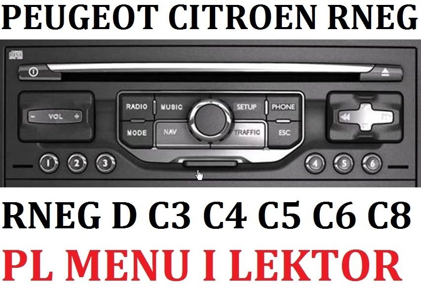 Polskie Menu Polski Lektor Rneg Citroen C3 C4 C5 C6 Kłodawa • Olx.pl