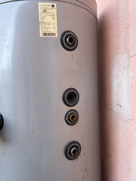 deposito dupla serpentina, com resistencia eletrica 500 litros