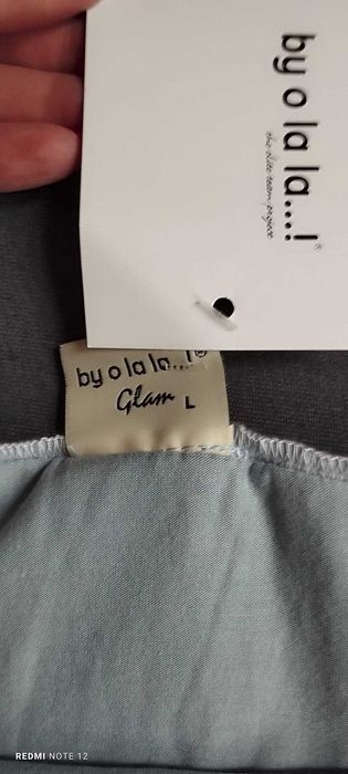 Opaska na biust By o La La z metki L -NOWA niebieska