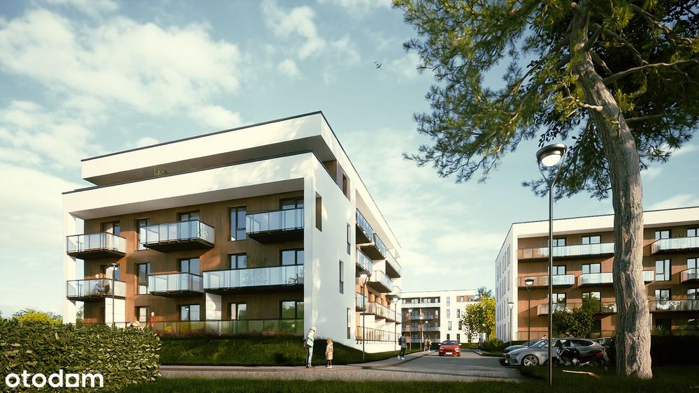 2-pokojowe mieszkanie 46m2 + balkon
