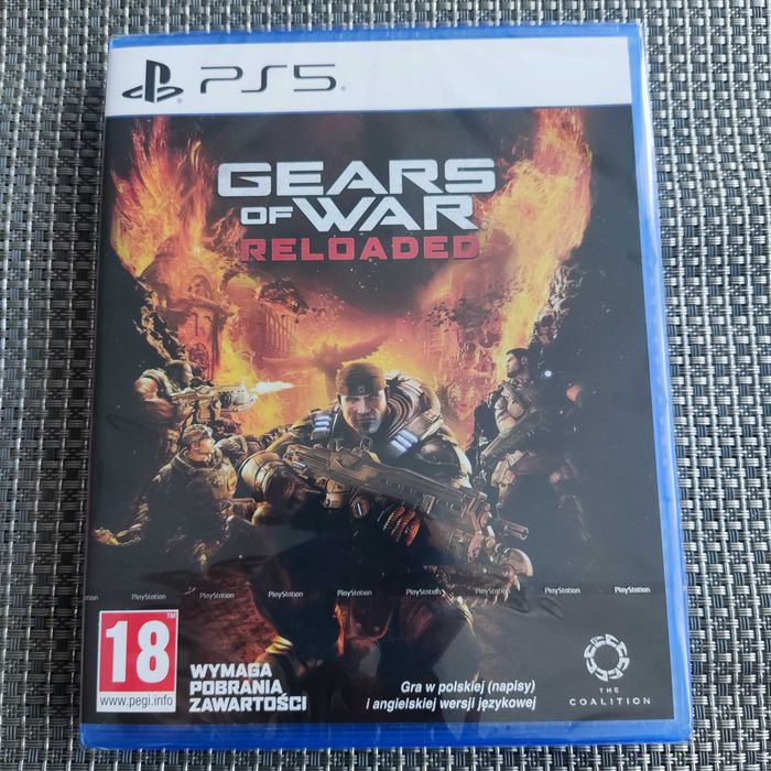 Gears of War Reloaded Nowa w folii Polska okładka