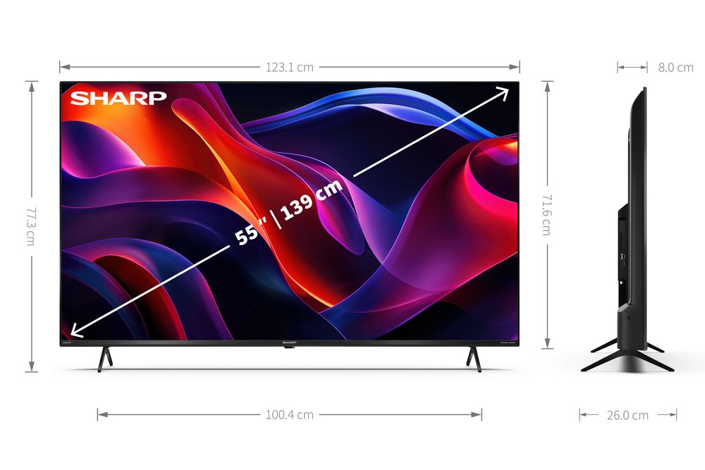 SHARP 55GM6141E 55