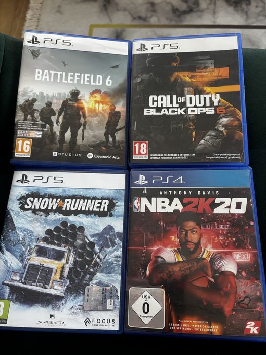 Battlefield 6, Call of Duty Black Ops 6, nba2k20, snow runner